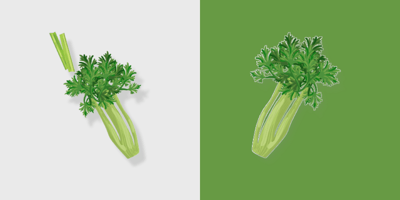 Cute Celery Cursor Pack