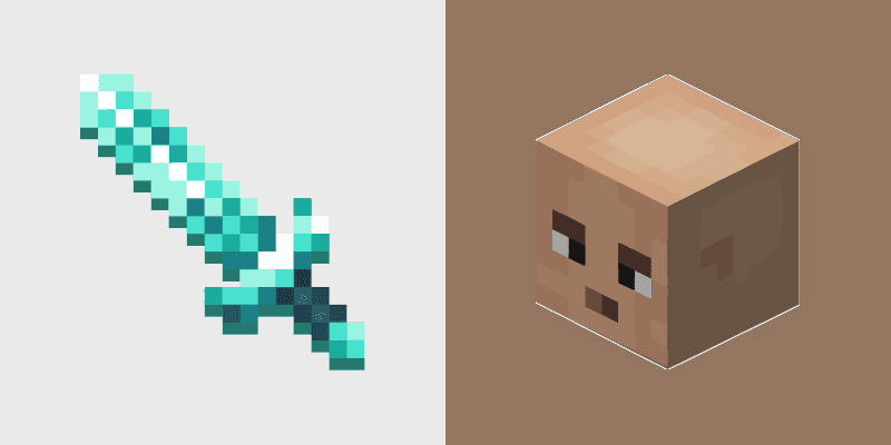 Developer Diamond Sword cursor preview