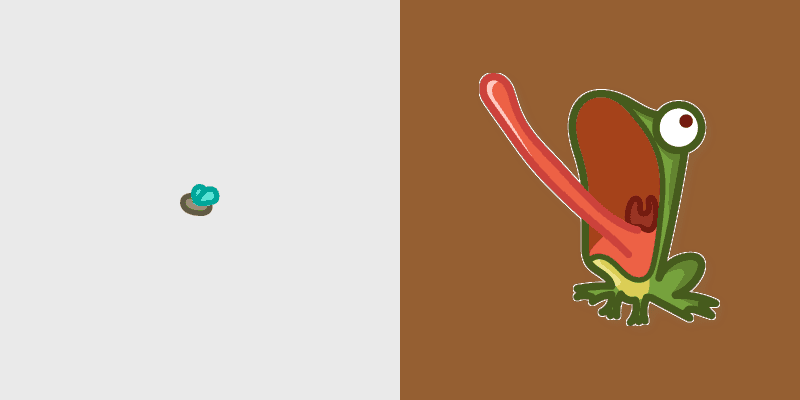 Adorable Frog cursor preview