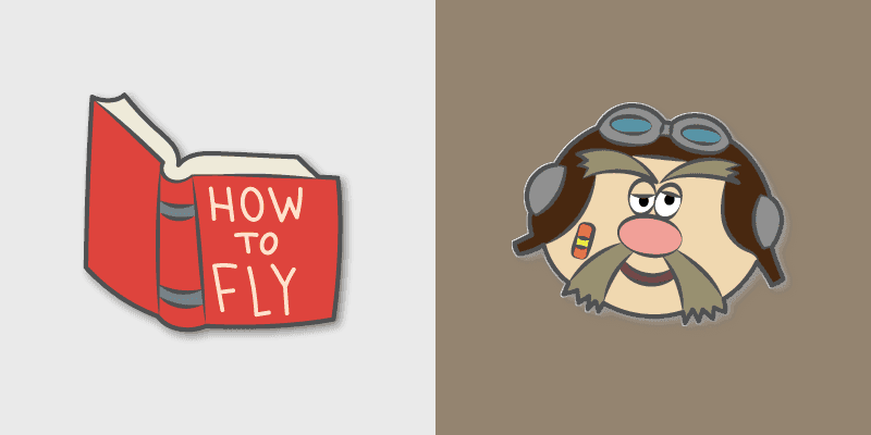 Cute Cursor Pack - PaRappa the Rapper with Captain Fussenpepper