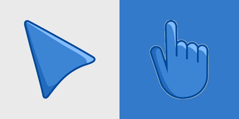 Cerulean Blue cursor preview