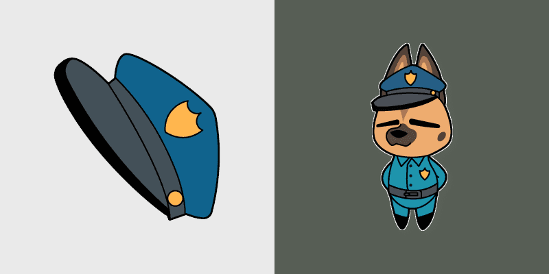 Custom Cursor Pack - Chikn Nuggit German Shepherd