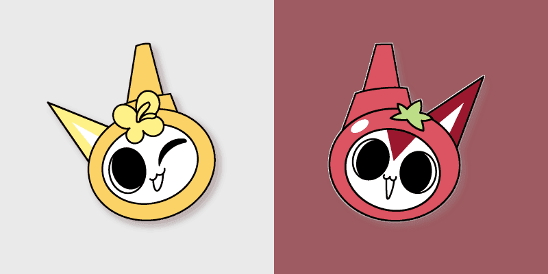 Cute Cursor Pack - Chikn Nuggit Katsup & Meowstard cursor preview
