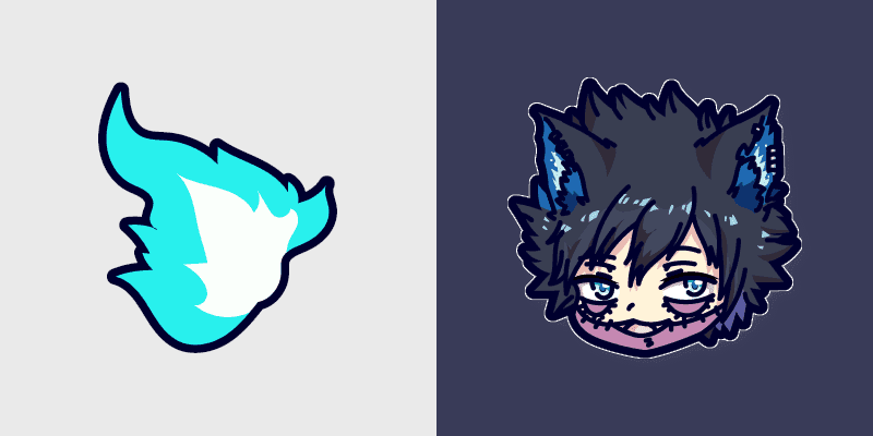 Cute Cursor Kawaii Dabi Todoroki