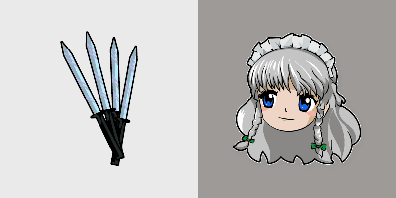 Sakuya Izayoi and Daggers
