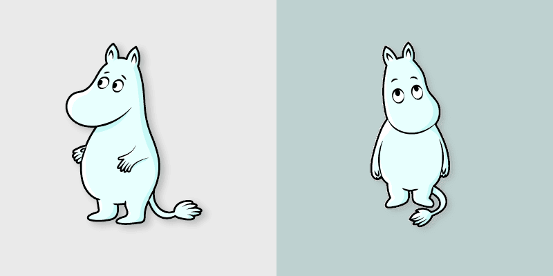 Moomintroll cursor preview