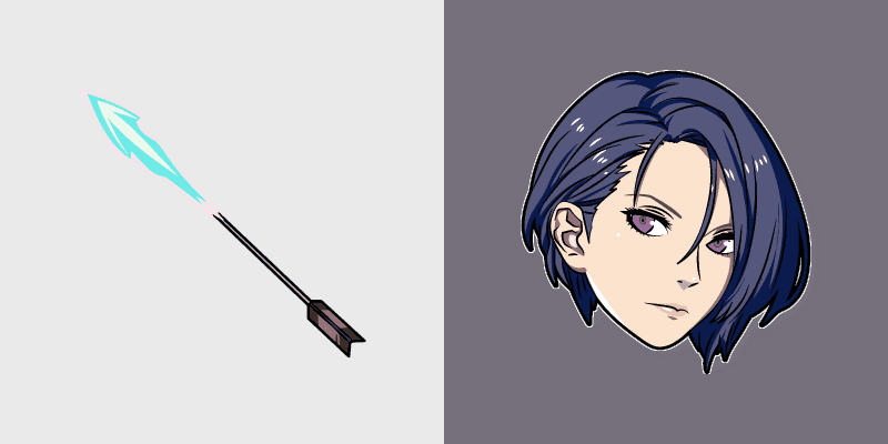 Custom Cursor Pack - Fire Emblem Shamir & Arrow cursor preview