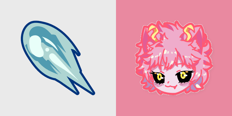 Custom Cursor Mina Pinky Ashido - My Hero Academia cursor preview