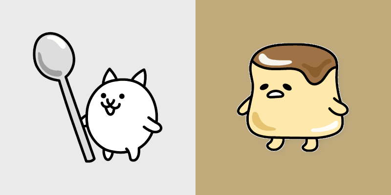 Custom Cursor - Battle Cats Gudegude Pudding