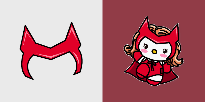 Kitty Marvel Wanda Maximoff Custom Cursor cursor preview