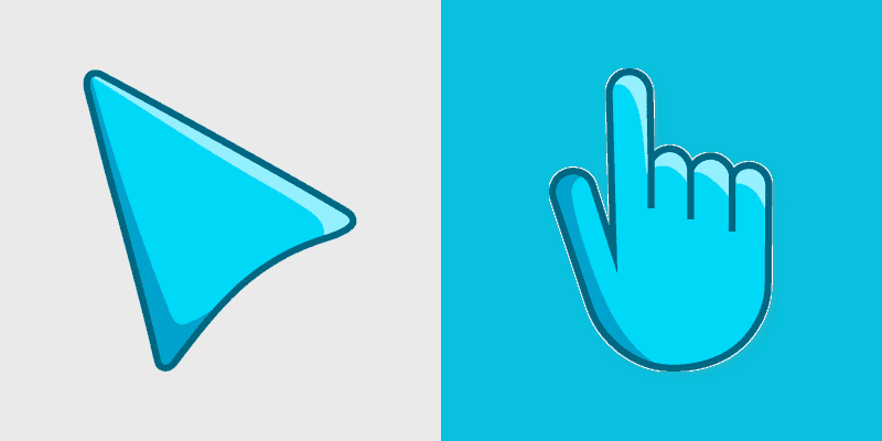 Sky Blue Vibrant cursor preview