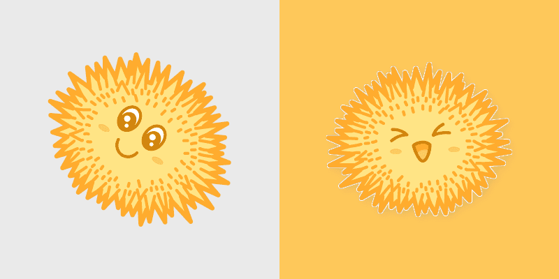 Cute Orange cursor preview