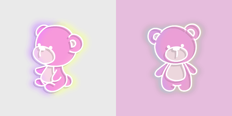 Pink Bear cursor preview