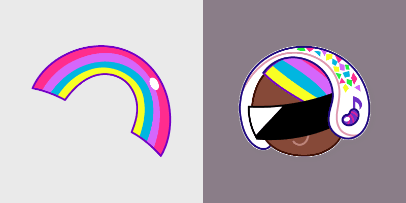 DJ Cookie and Rainbow cursor preview
