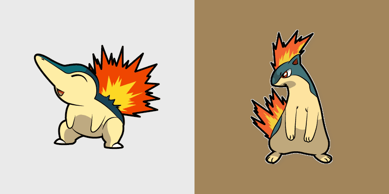 Cyndaquil and Quilava