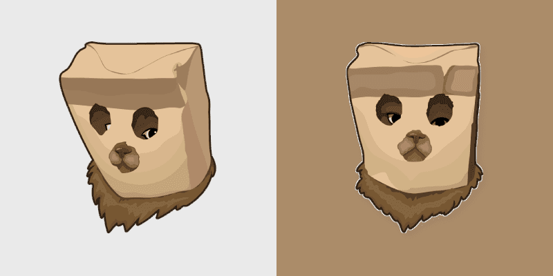 Paper Bag Cat