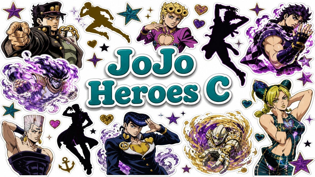 JoJo Heroes C custom cursor collection preview