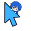KAITO Peek Blue Cursor default cursor