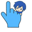 KAITO Peek Blue Cursor pointer cursor