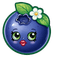 Kawaii Blueberry Smile Cursor pointer cursor