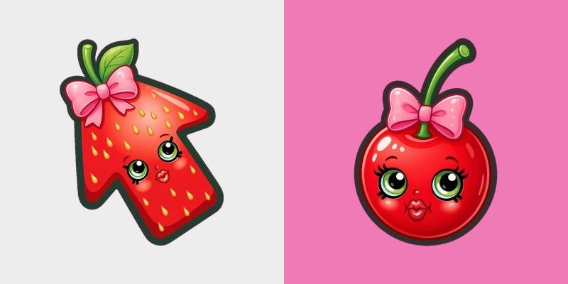 Kawaii Cherry Bow Cursor
