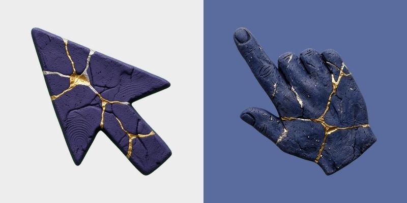 Kintsugi Moon Cursor