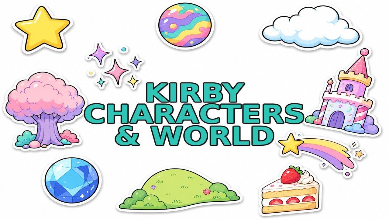 Kirby Characters & World custom cursor collection preview