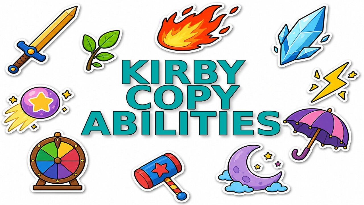 Kirby Copy Abilities custom cursor collection preview