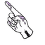 Lavender Candle Gothic Cursor pointer cursor