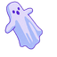 Lavender Cute Ghost Cursor default cursor