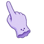 Lavender Cute Ghost Cursor pointer cursor