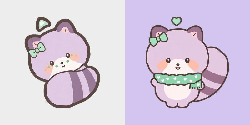 Lilac Mint Araiguma Cursor
