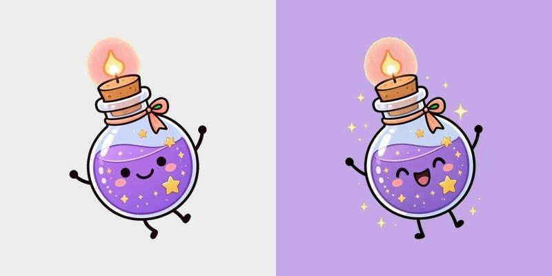Lilac Potion Cheer Cursor
