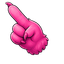 Lime Pink Squish Monster Cursor pointer cursor