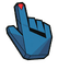 Low Poly Beak Bird Cursor pointer cursor