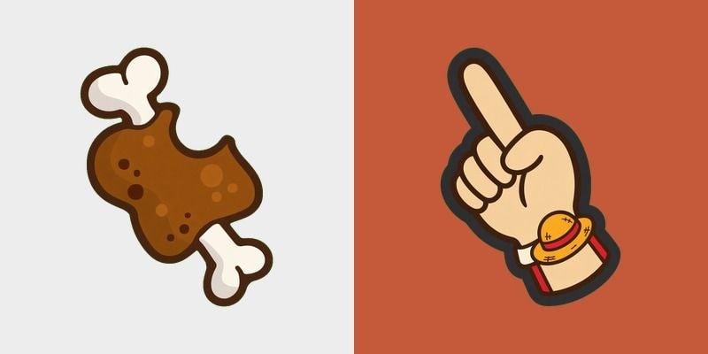 Luffy Meat Bone Cursor
