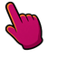 Magenta Shadow Imp Cursor pointer cursor