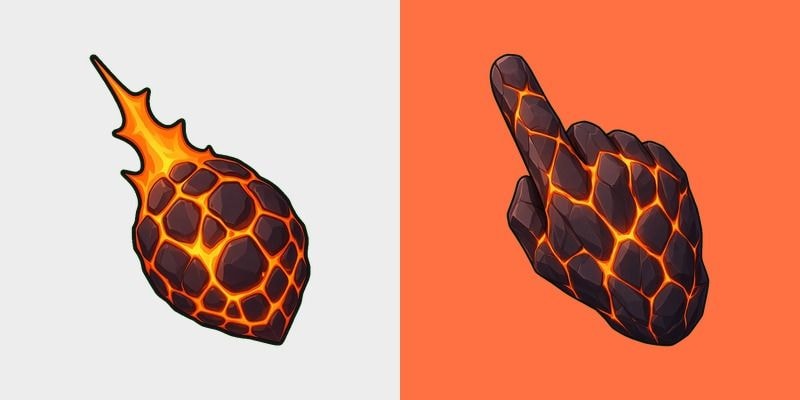 Magma Meteor Cursor
