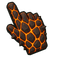 Magma Rock Monster pointer cursor