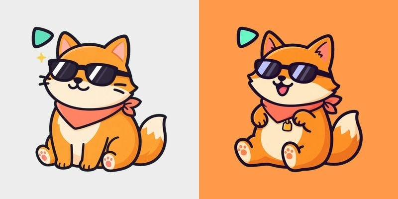 Mango Fox Shades Cursor