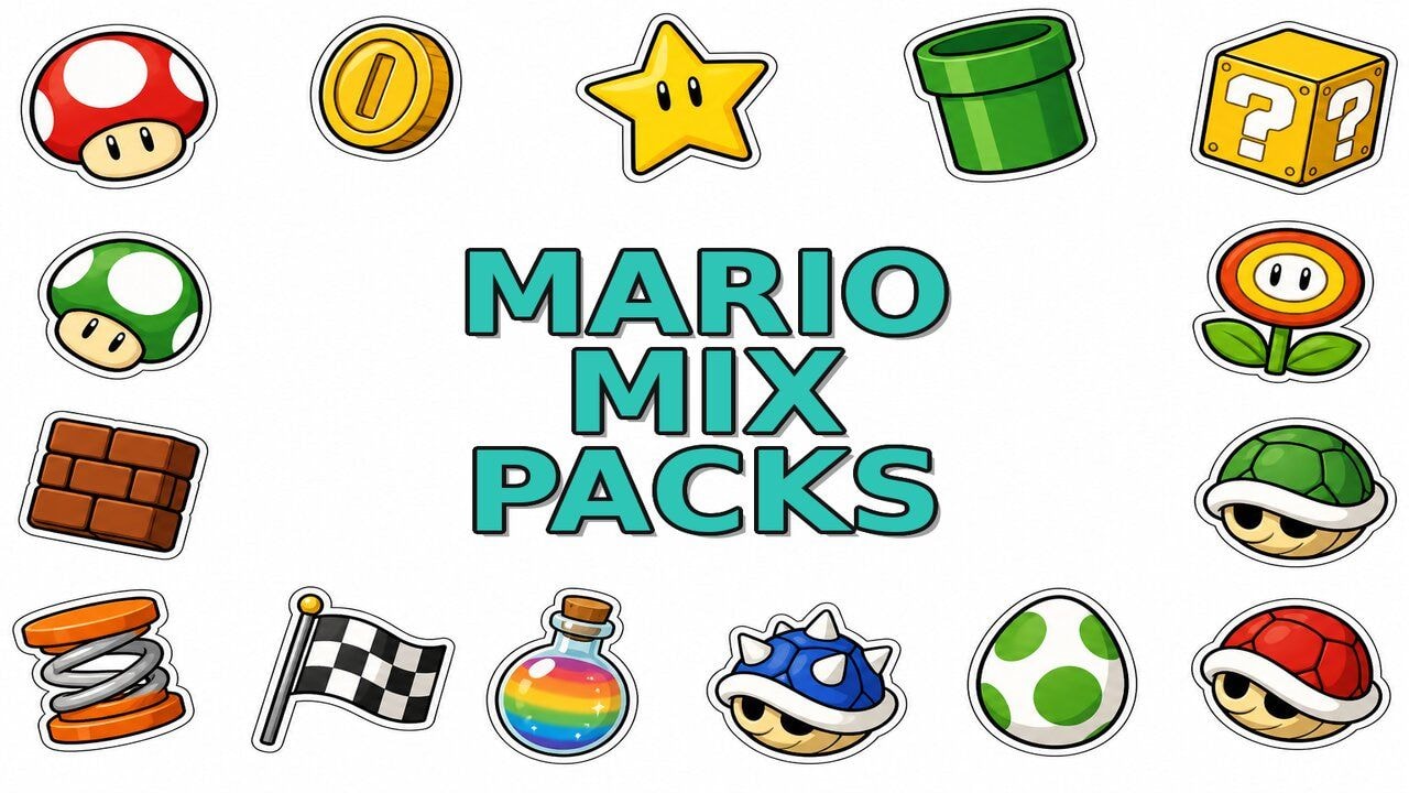 Super Mario Mix Packs custom cursor collection preview