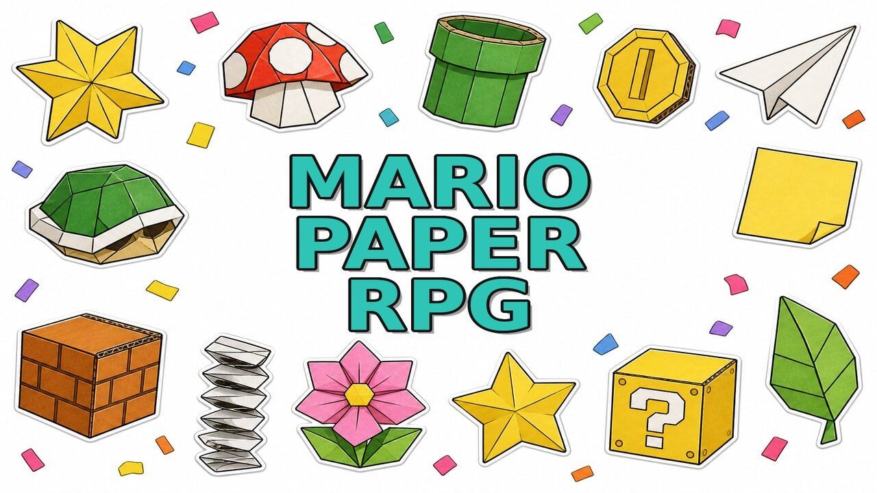 Super Mario Paper RPG custom cursor collection preview