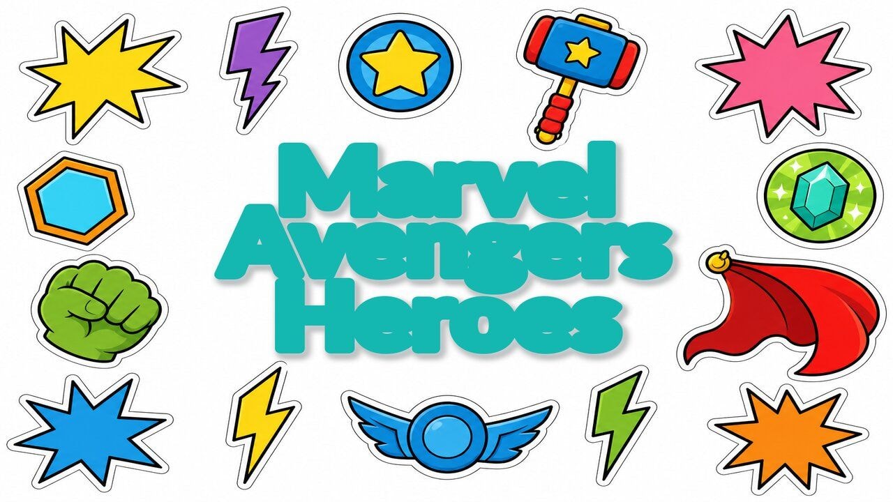 Marvel Avengers Heroes custom cursor collection preview