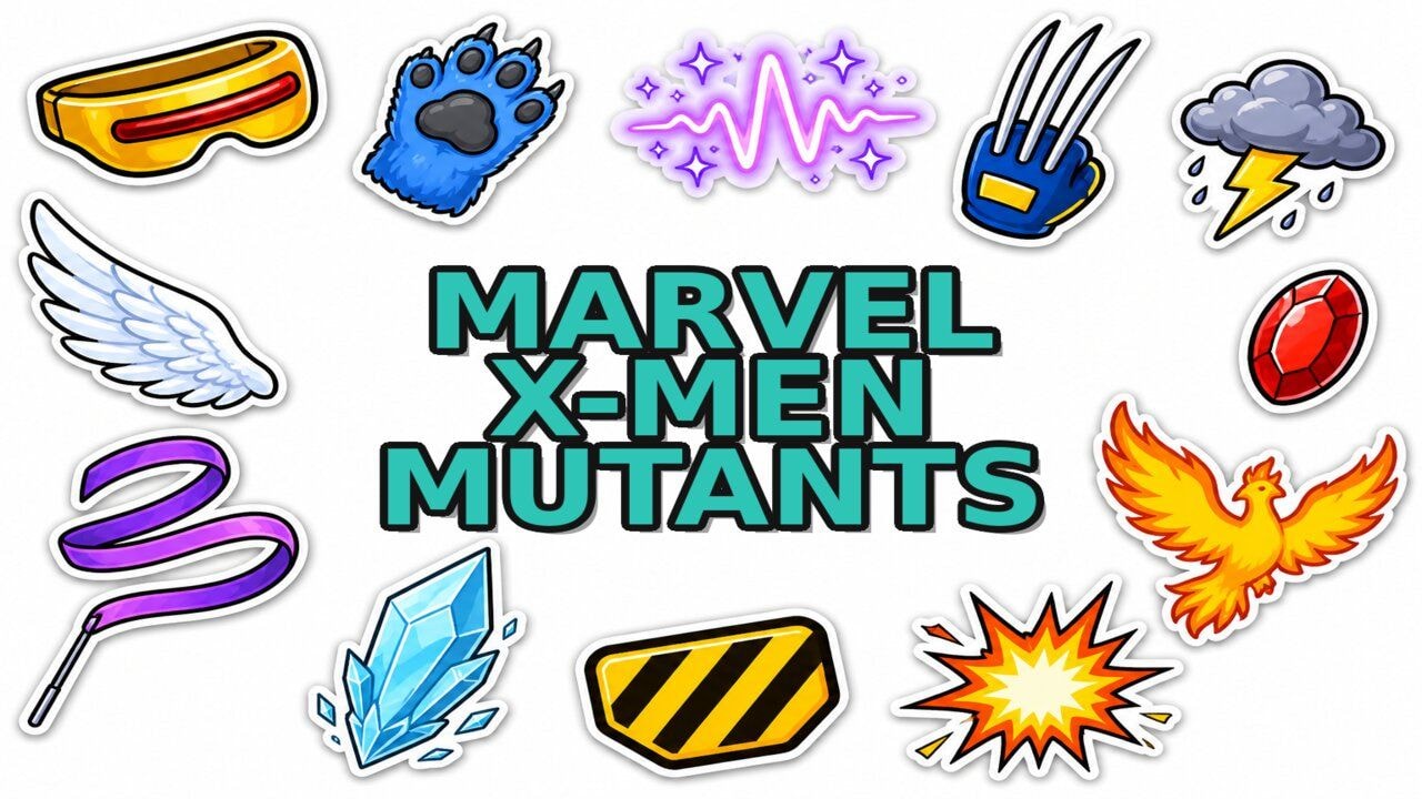 Marvel X-Men & Mutants custom cursor collection preview