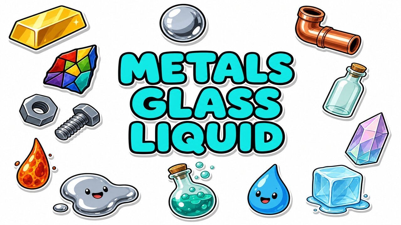 Materials Metals Glass Liquid custom cursor collection preview