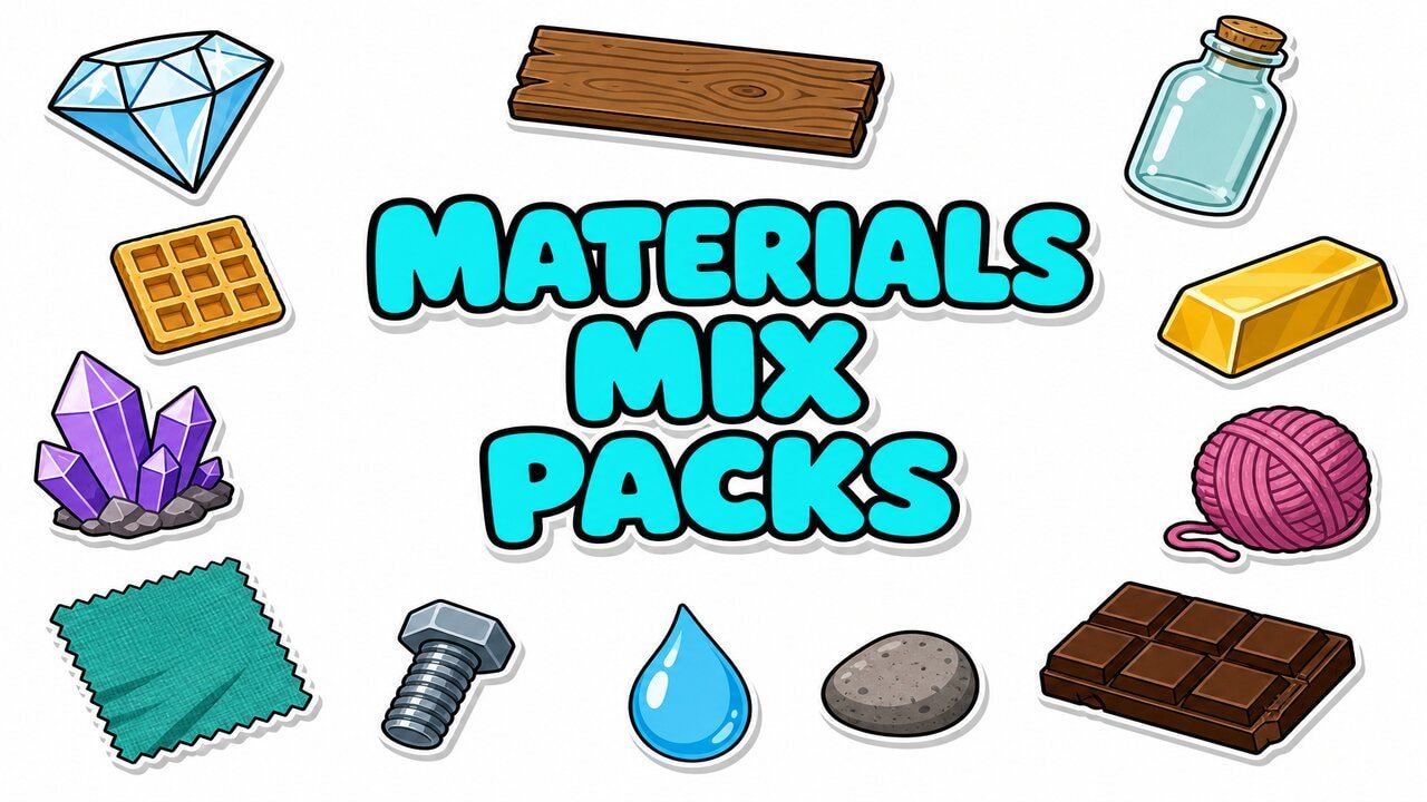 Materials Mix Packs custom cursor collection preview