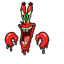 Melted Mr Krabs Cursor pointer cursor