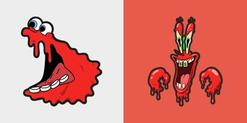 Melted Mr Krabs Cursor