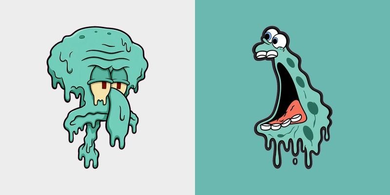 Melted Squidward Cursor