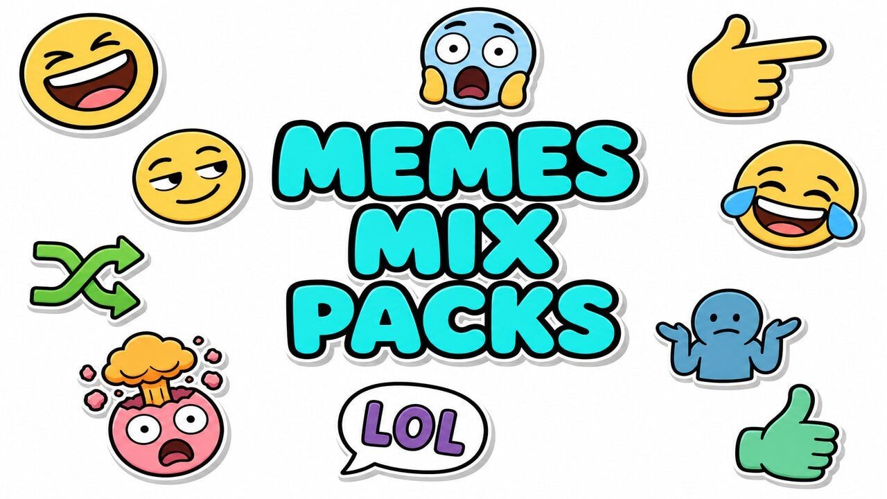 Memes Mix Packs custom cursor collection preview
